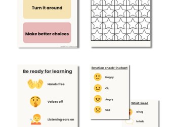 KS1 Behaviour & Emotion Support Bundle