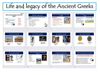 Life and legacy of the Ancient Greeks