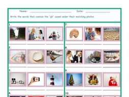 Phonics 2 Letter Digraph GH Photo Worksheet