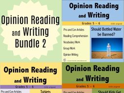 Opinion Reading and Writing Bundle 2