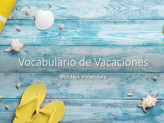 Spanish Holidays Vocabulary and the verb IR to go