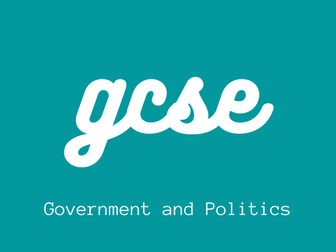 Taking action in a Democracy GCSE Government and Politics