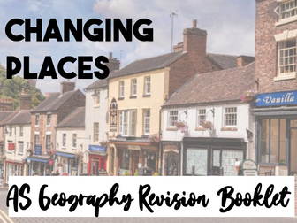 Changing Places- WJEC AS Geog Revision Notes