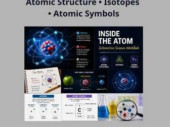 Atomic Structure & Isotopes | Science Workbook