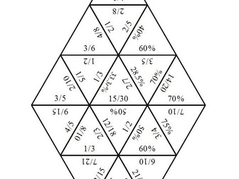 Fractions and percentages Tarsia