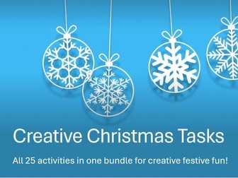 Creative Christmas Tasks Bundle