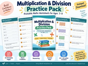 Multiplication & Division Practice Pack