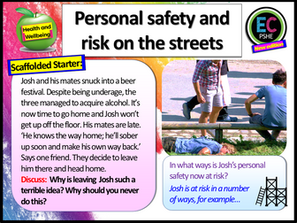 Personal Safety + Risk on Streets PSHE