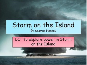 Storm on the Island by Seamus Heaney