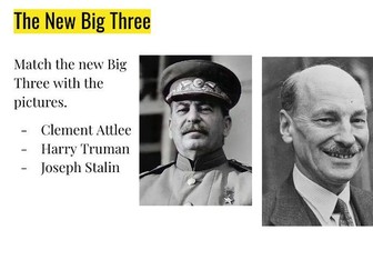 Yalta and Potsdam Conference Teaching Pack