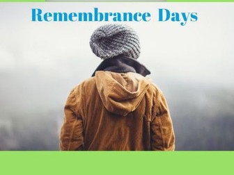 Remembrance DayS presentation + exciting activities for your students