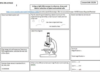 AQA Trilogy Biology Required Practicals revision