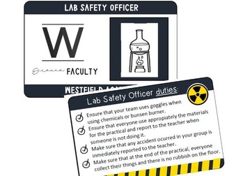 Lab Safety Officer Badge