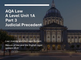 AQA A Level Law Judicial Precedent