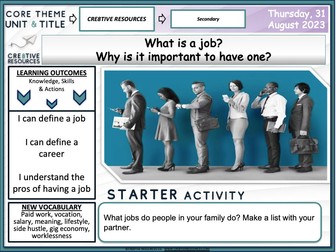 Jobs Careers and their Importance - Primary Careers