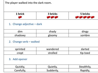 Power-up Vocabulary (Lego Game)