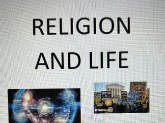 AQA GCSE Religious Studies- Religion and Life extension and support booklet