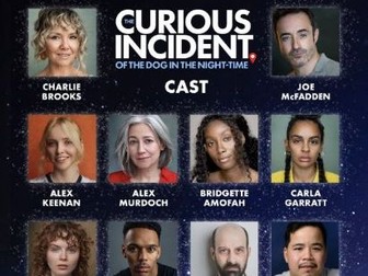 Live Theatre - Curious Incident NEW PRODUCTION