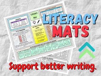 Literacy Mats | Support Writing
