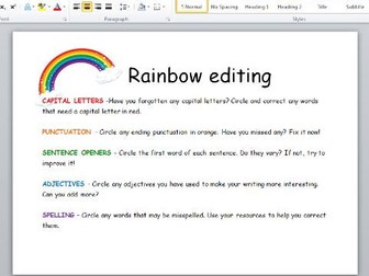 Rainbow editing  - Year 2