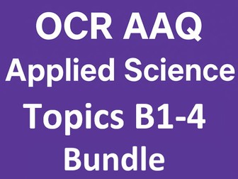 OCR AAQ F180 Biology B1-4 Bundle