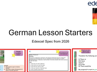 Edexcel German Starters