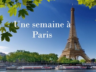 French PowerPoint 2 of 5 'Une semaine à Paris' Mardi