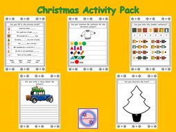 30 Page Christmas Activity Worksheets Pack