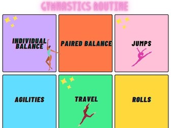 Gymnastics Assessment Card