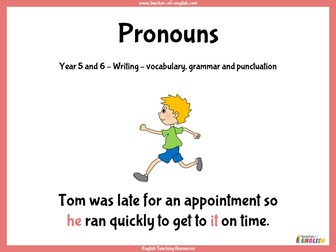 Pronouns - Year 5 and 6