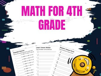 Grade 4 Math Worksheets, Fractions, Decimals, Expanded Notation, Rounding ...