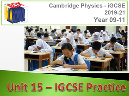 Cambridge GCSE Physics - Unit 14 - Mathematics for Physics - Unit 15 - IGCSE Practice - Full Units
