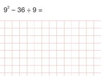 Order of Operation Arithmetic Questions 2016-2026