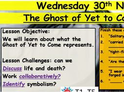 A Christmas Carol - Ghost of Yet to Come | Teaching Resources