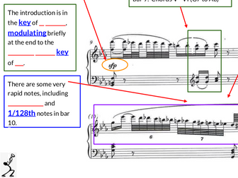 Pathetique Sonata 8 - Beethoven (GCSE Set Work) - Analysis 1 - QUESTION
