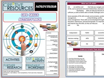 Careers Life Skills Cover Lessons Student Activity Booklet
