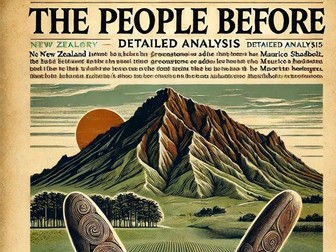 Analysis The People Before-Maurice Shadbolt