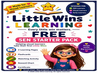 Free SEN Starter Pack Visual Learning