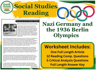 Nazi Germany and the 1936 Berlin Olympics