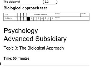 Biological Psychology test