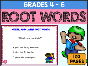 Greek And Latin Root Words Task Cards Practice