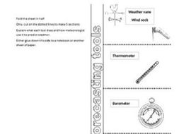 weather forecasting tools foldable