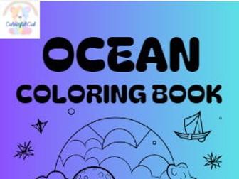 Children's Ocean Colouring Book