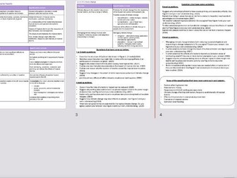 GCSE Geography Exam 2026 Natural Hazards Areas of the Spec