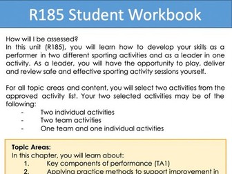 R185 - Student Workbook