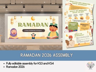 Ramadan Assembly 2026 – Ready-to-Use Presentation for UK Secondary Schools