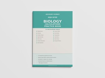 AQA GCSE Biology Calculation Practice Books Bundle | 13 Maths Skills Workbooks with Answers