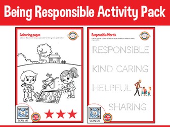 Being Responsible Activity Pack for Children