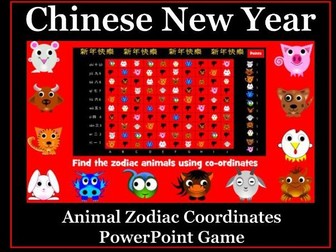 Chinese New Year Coordinates Game
