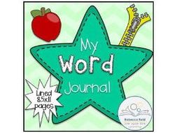 Word Journal (Full-page 8.5 x 11 size)